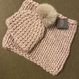 Mischa Lampert - Restoration Hardware Hat & Scarf Set